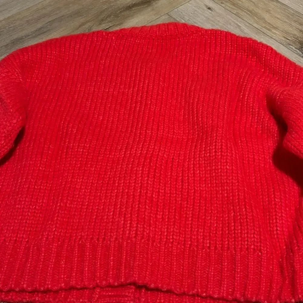 Ali Golden Merino Crew Cardigan - Picture 8 of 8